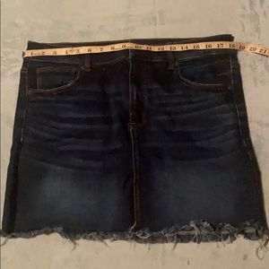 Dark wash Jean / Denim Skirt